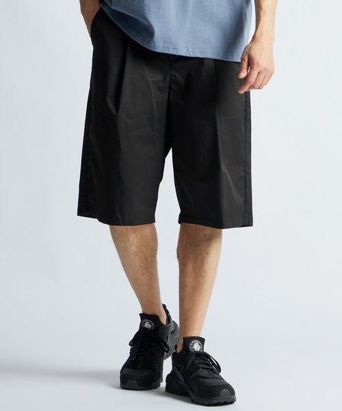 LANVIN en Bleu（ランバンオンブルー）の「ワンタック ワイドショーツ（その他パンツ・メンズ・カーキ/ブラック・48/52/50）」の5枚目の写真