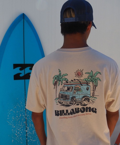 BILLABONG(ビラボン)の「BILLABONG メンズ RUSH TO RELAX Tシャツ 【2026年春夏モデル】(Tシャツ/カットソー・メンズ・ブラック系その他/クリーム・LARGE/MEDIUM/X-LARGE)」の2枚目の写真