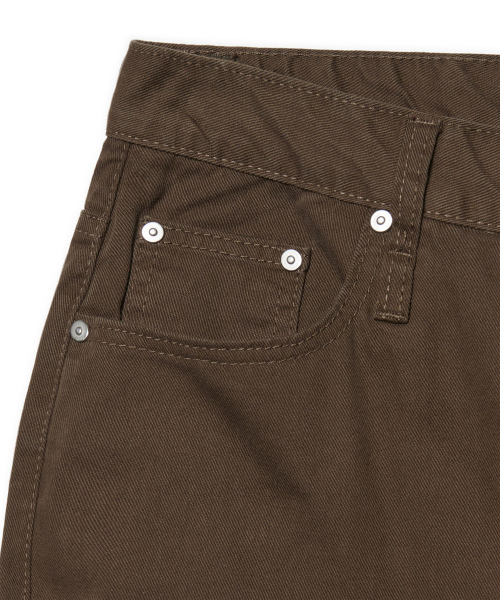 NOMANUAL(NOMANUAL)の「ROOMY LOOSE COTTON PANTS - BROWN(その他パンツ・レディース・その他・SMALL/MEDIUM/LARGE/X-LARGE)」の5枚目の写真