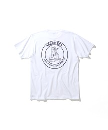 サウナボーイ（サウナボーイ）の「サウナオオカミモノクロ半袖Tシャツ（Tシャツ/カットソー）」