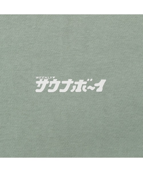 サウナボーイ(サウナボーイ)の「サウナオオカミモノクロ半袖Tシャツ(Tシャツ/カットソー・メンズ・ライトグリーン/ホワイト/ブラック・X-LARGE/LARGE/MEDIUM)」の10枚目の写真