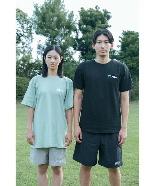 サウナボーイ(サウナボーイ)の「サウナオオカミモノクロ半袖Tシャツ(Tシャツ/カットソー・メンズ・ライトグリーン/ホワイト/ブラック・X-LARGE/LARGE/MEDIUM)」の13枚目の写真