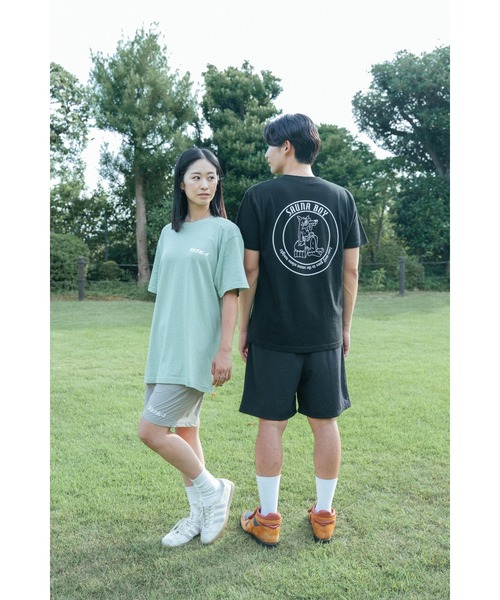サウナボーイ(サウナボーイ)の「サウナオオカミモノクロ半袖Tシャツ(Tシャツ/カットソー・メンズ・ライトグリーン/ホワイト/ブラック・X-LARGE/LARGE/MEDIUM)」の17枚目の写真