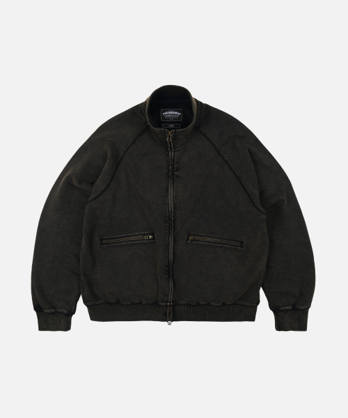 FRIZMWORKS(フリズムワークス)の「VINTAGE DYEING FULL ZIP SWEAT _ BLACK BROWN(その他アウター・メンズ・その他・SMALL/MEDIUM/LARGE/X-LARGE)」の1枚目の写真