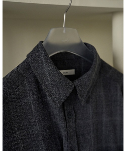 anuke（アンヌーク）の「Short Check Shirts（シャツ/ブラウス・レディース・チャコールグレー/ブラウン・FREE）」の16枚目の写真