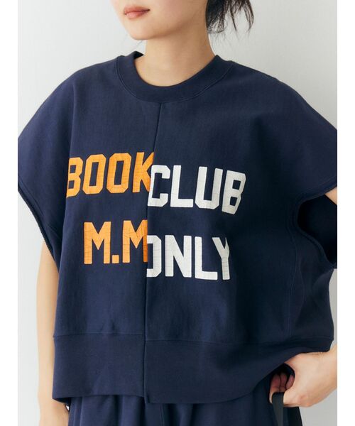 Ungrid（アングリッド）の「BOOK CLUB別注リメイクノースリスウェット（スウェット・レディース・アイボリー/ネイビー・FREE）」の6枚目の写真