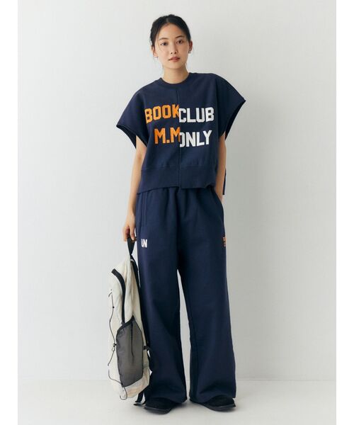 Ungrid（アングリッド）の「BOOK CLUB別注リメイクノースリスウェット（スウェット・レディース・アイボリー/ネイビー・FREE）」の7枚目の写真