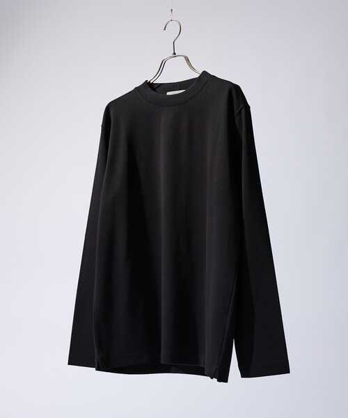 ABAHOUSE GRAY（アバハウスグレイ）の「【SMART CLOSET / WEB限定】抗菌防臭 ポンチモックネック 長袖Tシャツ（Tシャツ/カットソー・メンズ・ブラック/グレイッシュベージュ/ホワイト/ライトグレー/ネイビー・46/48/50）」の15枚目の写真