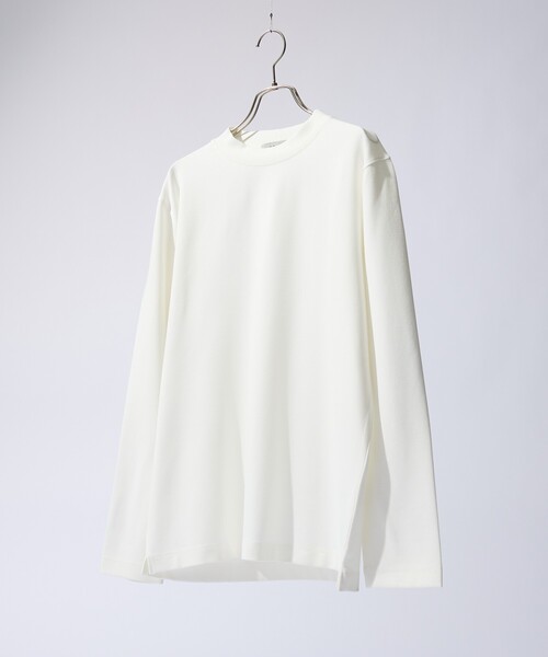 ABAHOUSE GRAY（アバハウスグレイ）の「【SMART CLOSET / WEB限定】抗菌防臭 ポンチモックネック 長袖Tシャツ（Tシャツ/カットソー・メンズ・ブラック/グレイッシュベージュ/ホワイト/ライトグレー/ネイビー・46/48/50）」の19枚目の写真
