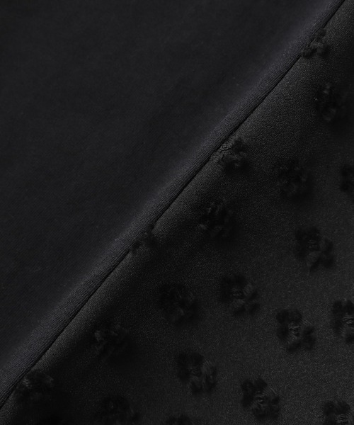 ZUCCa（ズッカ）の「(S)JACQUARD DOCKING JERSEY（ワンピース・レディース・ブラック/ネイビー・M size）」の9枚目の写真