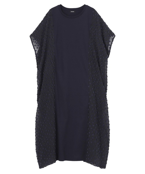 ZUCCa（ズッカ）の「(S)JACQUARD DOCKING JERSEY（ワンピース・レディース・ブラック/ネイビー・M size）」の10枚目の写真