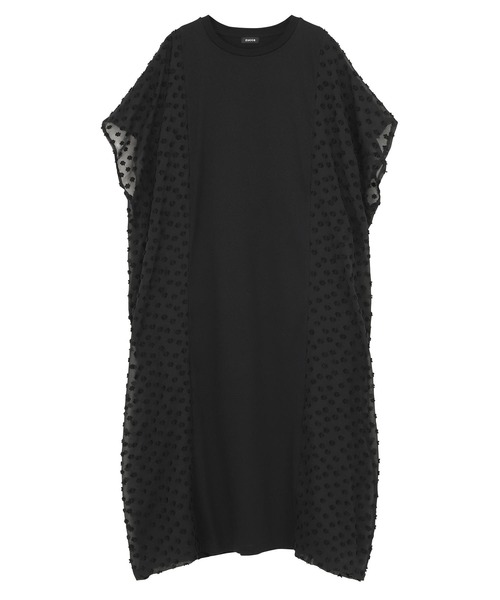ZUCCa（ズッカ）の「(S)JACQUARD DOCKING JERSEY（ワンピース・レディース・ブラック/ネイビー・M size）」の12枚目の写真