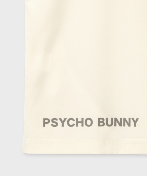Psycho Bunny（サイコバニー）の「[WEB限定]リラックスフィット ロゴ モックネックTシャツ（Tシャツ/カットソー・メンズ・キナリ/ブラック/グレイッシュベージュ・X-LARGE/LARGE/MEDIUM/SMALL）」の5枚目の写真
