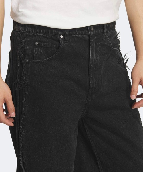 adidas（アディダス）の「TGワイドDNM PTSパンツ / アディダスオリジナルス adidas Originals（デニムパンツ・メンズ・ブラック・30inch/28inch/27inch/26inch/38inch/36inch/35inch/25inch/24inch/34inch/33inch/32inch）」の3枚目の写真