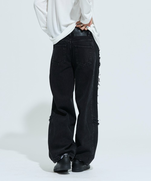 adidas(アディダス)の「TGワイドDNM PTSパンツ / アディダスオリジナルス adidas Originals(デニムパンツ・メンズ・ブラック・30inch/28inch/27inch/26inch/38inch/36inch/35inch/25inch/24inch/34inch/33inch/32inch/40inch)」の9枚目の写真