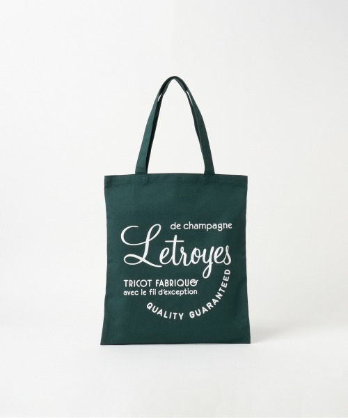 Letroyes（ルトロワ）の「Letroyes TOTE BAG（トートバッグ・レディース・ネイビー/ライトグレー/ブルー/ボルドー/グリーン・FREE）」の3枚目の写真