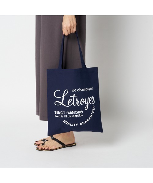 Letroyes（ルトロワ）の「Letroyes TOTE BAG（トートバッグ・レディース・ネイビー/ライトグレー/ブルー/ボルドー/グリーン・FREE）」の8枚目の写真