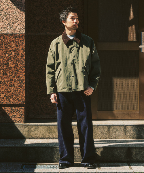 Barbour(バブアー)の「Barbour / バブアー os transporter casual jacket(ナイロンジャケット・メンズ・カーキ/ベージュ・38/40)」の9枚目の写真