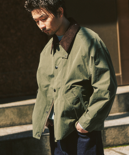 Barbour(バブアー)の「Barbour / バブアー os transporter casual jacket(ナイロンジャケット・メンズ・カーキ/ベージュ・38/40)」の12枚目の写真