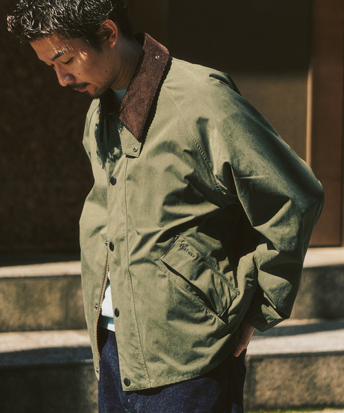 Barbour(バブアー)の「Barbour / バブアー os transporter casual jacket(ナイロンジャケット・メンズ・カーキ/ベージュ・38/40)」の13枚目の写真