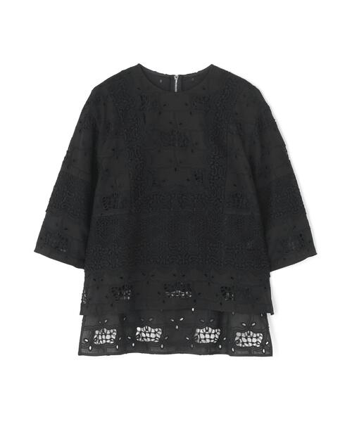 ADORE(アドーア)の「◆ラティスエンブロイダリーブラウス(シャツ/ブラウス・レディース・ホワイト系その他/ブラック・38)」の8枚目の写真