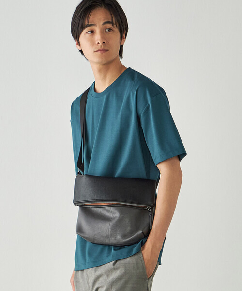 COMME CA ISM(コムサイズム)の「【MADE IN JAPAN】シルキーポンチTシャツ(Tシャツ/カットソー・メンズ・サックスブルー/ライトグレー/ホワイト/ネイビー/ブラック/ターコイズブルー/ベージュ・LARGE/MEDIUM)」の13枚目の写真