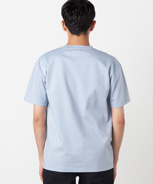 COMME CA ISM(コムサイズム)の「【MADE IN JAPAN】シルキーポンチTシャツ(Tシャツ/カットソー・メンズ・サックスブルー/ライトグレー/ホワイト/ネイビー/ブラック/ターコイズブルー/ベージュ・LARGE/MEDIUM)」の19枚目の写真