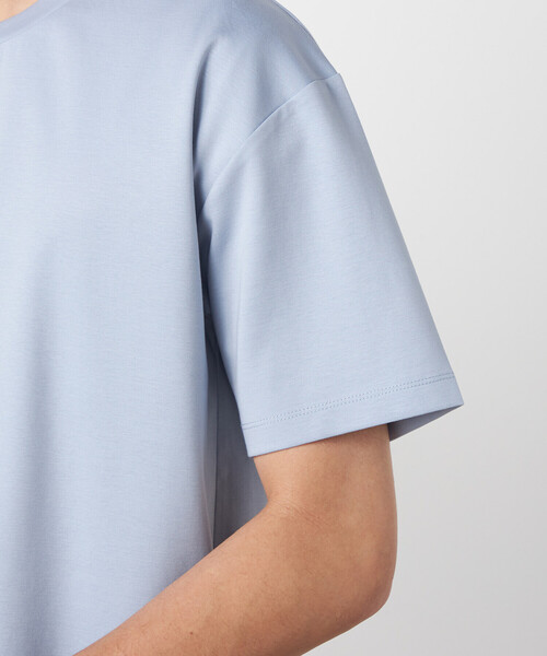 COMME CA ISM(コムサイズム)の「【MADE IN JAPAN】シルキーポンチTシャツ(Tシャツ/カットソー・メンズ・サックスブルー/ライトグレー/ホワイト/ネイビー/ブラック/ターコイズブルー/ベージュ・LARGE/MEDIUM)」の21枚目の写真