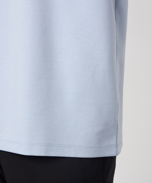 COMME CA ISM(コムサイズム)の「【MADE IN JAPAN】シルキーポンチTシャツ(Tシャツ/カットソー・メンズ・サックスブルー/ライトグレー/ホワイト/ネイビー/ブラック/ターコイズブルー/ベージュ・LARGE/MEDIUM)」の22枚目の写真