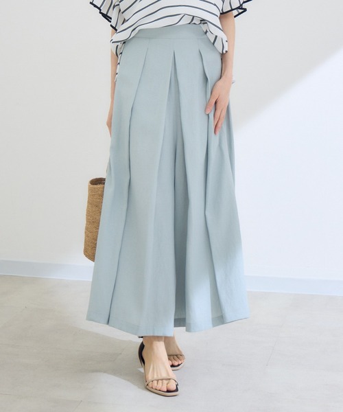 KATHARINE ROSS（キャサリンロス）の「【PILLINI/ピリーニ】キュロットパンツ（その他パンツ・レディース・ライトグリーン/チャコールグレー・FREE）」の2枚目の写真