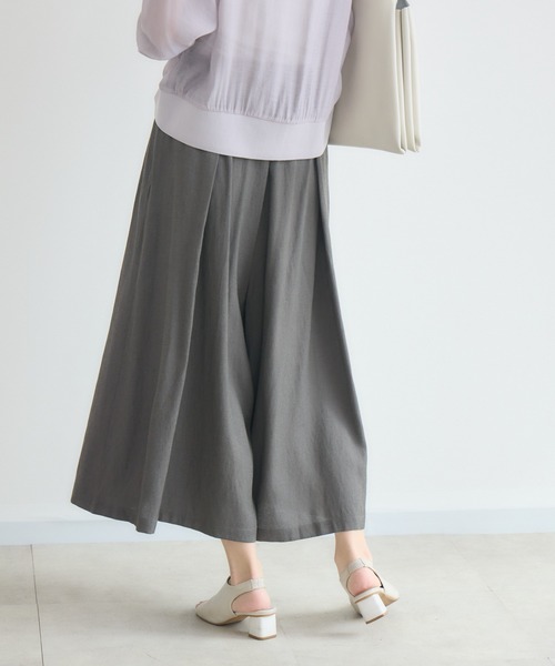 KATHARINE ROSS（キャサリンロス）の「【PILLINI/ピリーニ】キュロットパンツ（その他パンツ・レディース・ライトグリーン/チャコールグレー・FREE）」の9枚目の写真