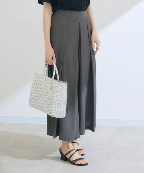 KATHARINE ROSS（キャサリンロス）の「【PILLINI/ピリーニ】キュロットパンツ（その他パンツ・レディース・ライトグリーン/チャコールグレー・FREE）」の3枚目の写真