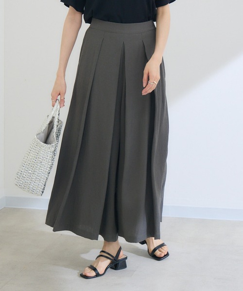 KATHARINE ROSS（キャサリンロス）の「【PILLINI/ピリーニ】キュロットパンツ（その他パンツ・レディース・ライトグリーン/チャコールグレー・FREE）」の4枚目の写真