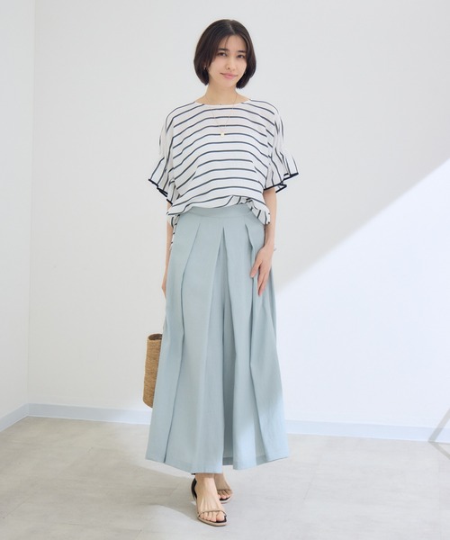 KATHARINE ROSS（キャサリンロス）の「【PILLINI/ピリーニ】キュロットパンツ（その他パンツ・レディース・ライトグリーン/チャコールグレー・FREE）」の13枚目の写真