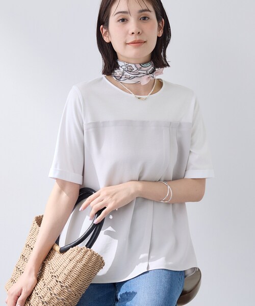 INDIVI｜インディヴィのTシャツ/カットソー（グレー/灰色系）通販