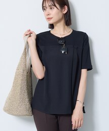 INDIVI | 【着る日傘／SETUP可能】ビスチェレイヤード風トップス(Tシャツ/カットソー)