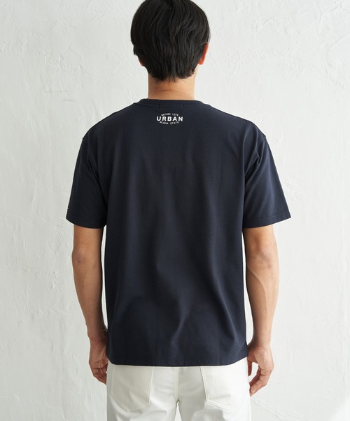 ikka(イッカ)の「【吸水速乾】URBAN NATURE LIFE アーバンネイチャーライフ 鹿の子フロッキープリントTシャツ(Tシャツ/カットソー・メンズ・ネイビー/ホワイト/カーキ/ブラック・XL/L/M/S)」の21枚目の写真