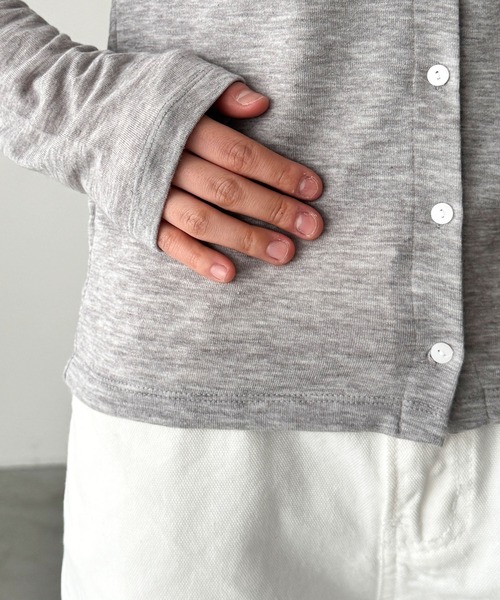 CANAL JEAN(キャナルジーン)の「El mar レイヤードカットトップス(アンサンブル・レディース・サックスブルー/ブラック/グレー・ONE SIZE)」の18枚目の写真