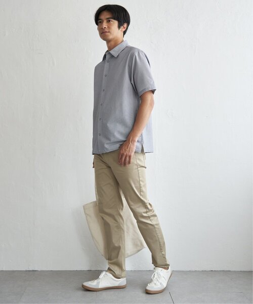 ikka(イッカ)の「イージーケア半袖シャウター(ブルゾン・メンズ・ベージュ/ネイビー/ブルー・XL/L/M/S)」の15枚目の写真