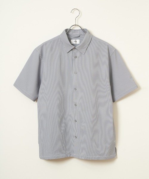 ikka(イッカ)の「イージーケア半袖シャウター(ブルゾン・メンズ・ベージュ/ネイビー/ブルー・XL/L/M/S)」の4枚目の写真