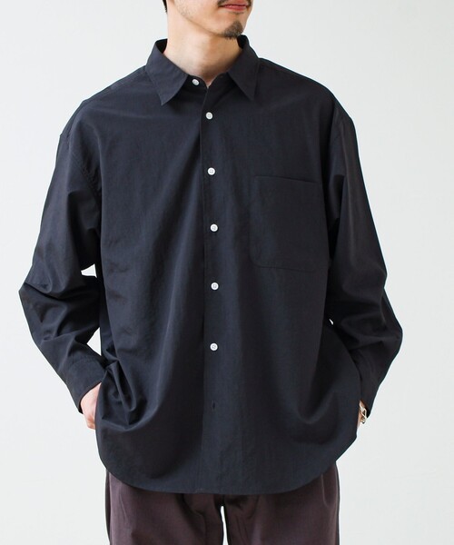 GLOSTER(グロスター)の「【ニューベーシック】ワッシャーポプリンシャツ ロングスリーブ(シャツ/ブラウス・メンズ・オフホワイト/サックスブルー/チャコールグレー・M/L/S)」の19枚目の写真