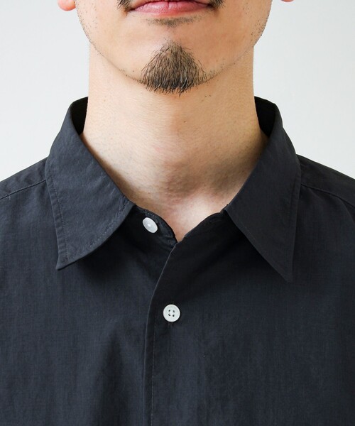 GLOSTER(グロスター)の「【ニューベーシック】ワッシャーポプリンシャツ ロングスリーブ(シャツ/ブラウス・メンズ・オフホワイト/サックスブルー/チャコールグレー・M/L/S)」の20枚目の写真