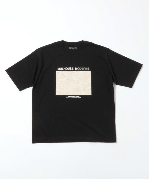 GLOBAL WORK(グローバルワーク)の「ミュルーズモダンTシャツ/半袖/678612(Tシャツ/カットソー・メンズ・ホワイト/ブラック系その他2/ブラック系その他/ホワイト系その他2/ブラック・LARGE/MEDIUM/SMALL/X-LARGE)」の5枚目の写真