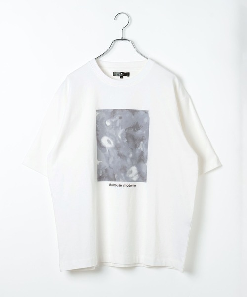 GLOBAL WORK(グローバルワーク)の「ミュルーズモダンTシャツ/半袖/678612(Tシャツ/カットソー・メンズ・ホワイト/ブラック系その他2/ブラック系その他/ホワイト系その他2/ブラック・LARGE/MEDIUM/SMALL/X-LARGE)」の13枚目の写真