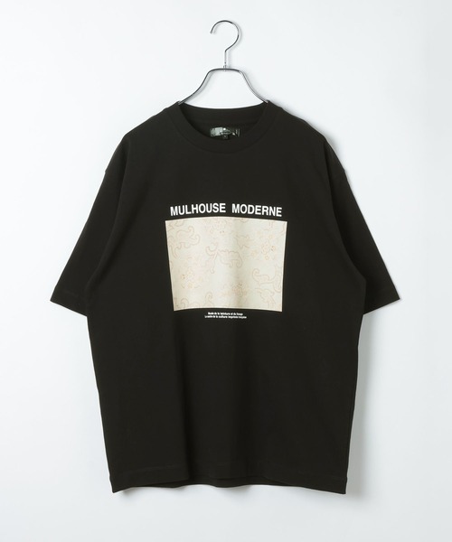 GLOBAL WORK(グローバルワーク)の「ミュルーズモダンTシャツ/半袖/678612(Tシャツ/カットソー・メンズ・ホワイト/ブラック系その他2/ブラック系その他/ホワイト系その他2/ブラック・LARGE/MEDIUM/SMALL/X-LARGE)」の19枚目の写真
