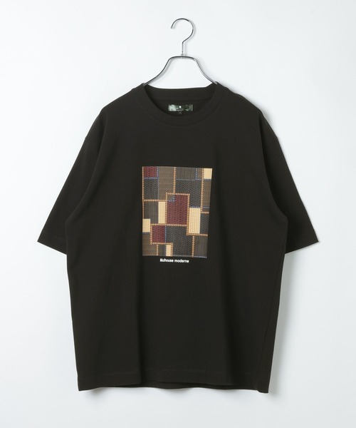 GLOBAL WORK(グローバルワーク)の「ミュルーズモダンTシャツ/半袖/678612(Tシャツ/カットソー・メンズ・ホワイト/ブラック系その他2/ブラック系その他/ホワイト系その他2/ブラック・LARGE/MEDIUM/SMALL/X-LARGE)」の17枚目の写真