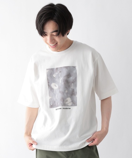 GLOBAL WORK(グローバルワーク)の「ミュルーズモダンTシャツ/半袖/678612(Tシャツ/カットソー・メンズ・ホワイト/ブラック系その他2/ブラック系その他/ホワイト系その他2/ブラック・LARGE/MEDIUM/SMALL/X-LARGE)」の22枚目の写真