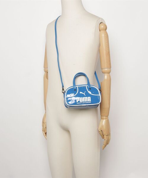PUMA(プーマ)の「プーマ【PUMA】- グリップバッグ【1976 MICRO GRIP BAG RACING BLUE 091824-14】(ショルダーバッグ・レディース・ブルー・ONE SIZE)」の8枚目の写真