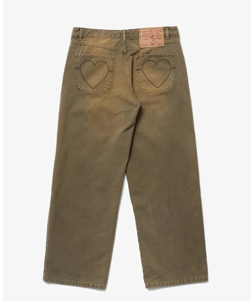 Carne Bollente(カルネボレンテ)の「Love Pants Forever(デニムパンツ・レディース・カーキ・26/24)」の2枚目の写真