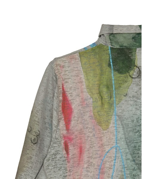 Ameri(アメリ)の「GEL ART CUT SHIRT(シャツ/ブラウス・レディース・ライトブルー/カーキ・FREE)」の3枚目の写真